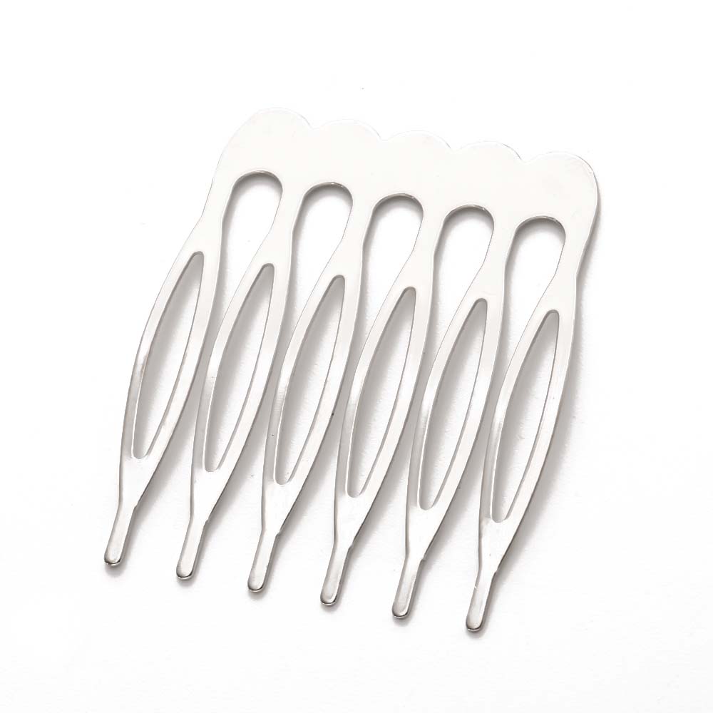 10pcs 5/8/10/12/18/22 Dents Métal Cheveux Côté Clip Peigne Épingles à Cheveux Pour Femmes Mariage Voile Nuptial Coiffure Artisanat Outil de Fabrication de Bijoux