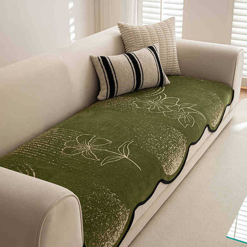 

Premium Special-Shaped Sofa Cushion New Four-Season Universal Straight Row Non-Slip Seat Cushion One-Piece Sofa Cover 90*90cm