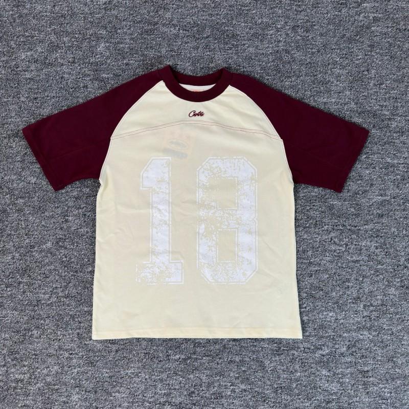 Corteiz Short Sleeve T-Shirt Mens Loose Fit Graphic Print Crew Neck Casual Streetwear Tee