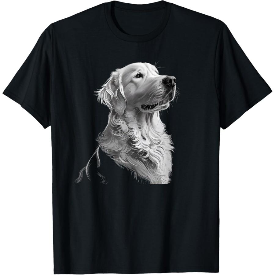 

White English Cream Golden Retriever Dog for Women Men Kids T-Shirt XXXXXL разноцветный