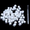 Nail Art Sponge Set with Grab Pen 100Pcs Lightweight DIY Gel Polish Glitter Ombre Applicator for Travel Manicure