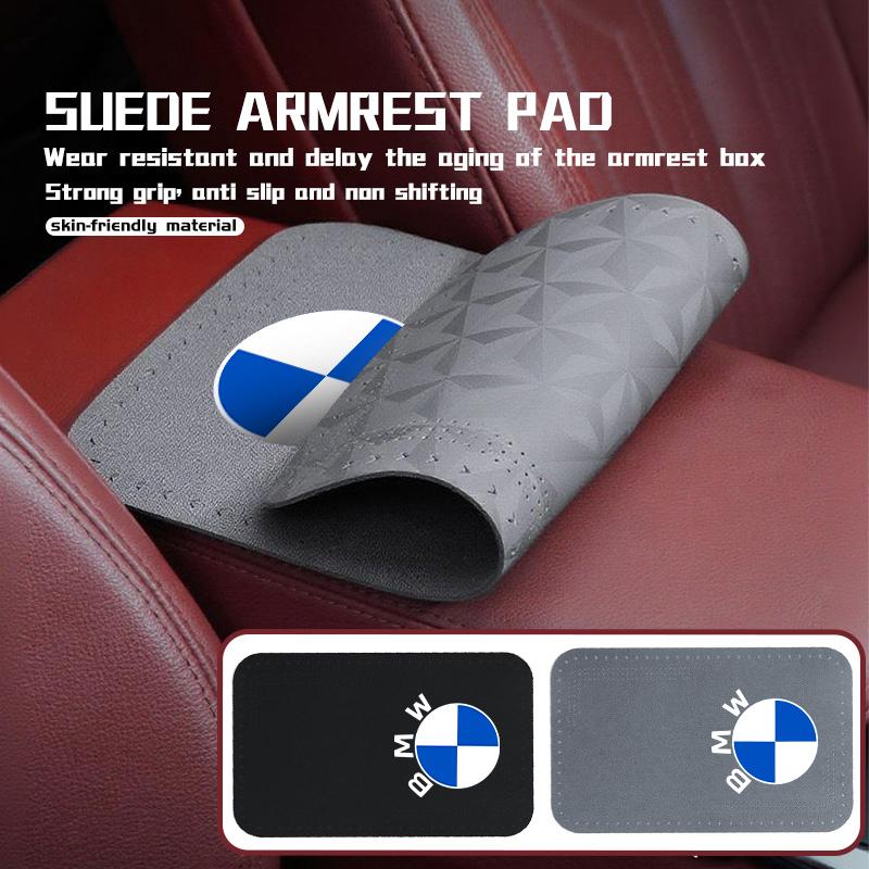 Universal Car Seat Protection Center Console Armrest Mat For BMW Performance X1 M3 M6 F01 F02 E34 E36 E60 F10 F20 X6 HS5
