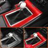 For Ford Mustang 2009-2013 Accessories Carbon Fiber Car Interior Central Console Gear Shifter Panel Frame Decoration Sticker