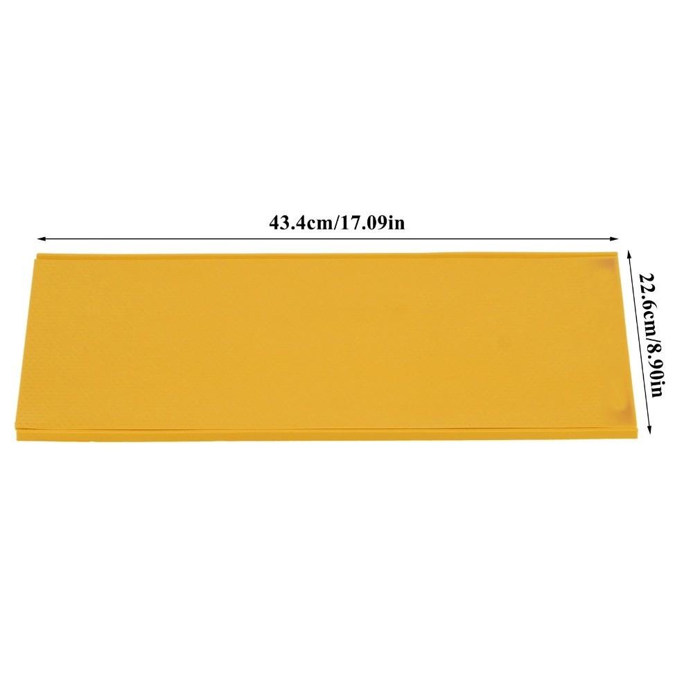 2-Piece Set Flexible Silicone Honeycomb Sheets Mold Reusable Easy Release Beeswax Press Sheet Mold Non-Stick Surface
