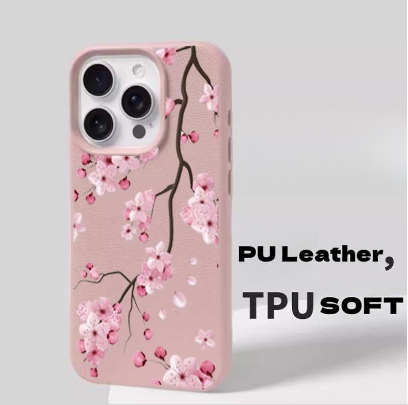 Case For RENO 15 15F 11F 12F 14 PRO 10 5 Lite 5F OPPO A3 A5 A6 PRO A2 A3X A5X A40 A94 Soft Pink Violet Flowers Matte Cover
