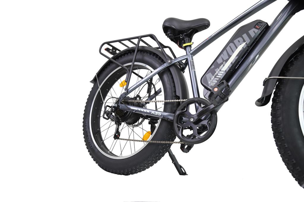 AVDL A35 E-Bike Elettrica da Neve Fuoristrada per Adulti 250W Batteria 48V15.6Ah Ruote Fat da 26 Pollici E-Bike da Montagna per Ciclismo Fuoristrada all'Aperto