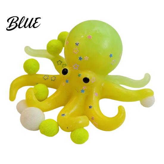 Stress Relief Gift for Adults Realistic Octopus Squeeze Toy Soft Slow-Rising Fidget Decompression Cute TPR Gadget Kids Portable Reliever