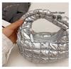Women's Lightweight Cloud Bubble Crossbody Bag - Luxury Grid, Exquisite Dumpling Design
