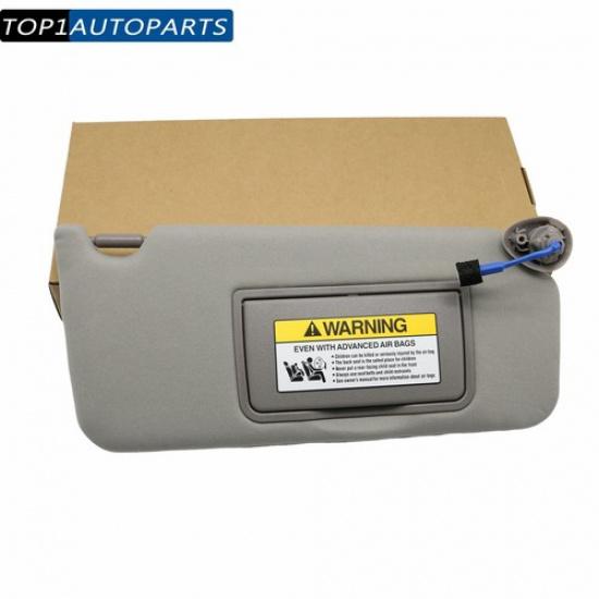 For 2013-2017 Honda Accord Sun Visor With Light Mirror Right Side Gray