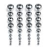 10-100pcs/lot 2-10mm Stainless Steel Ball Beads High Quality Gold Big Hole Loose Round Bead For DIY Jewelry Bracelet Accessories