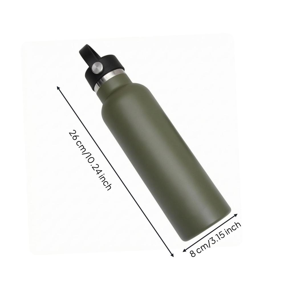 Insulated Water Bottle with Loop Cap Safe Materials for Gym