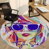 1PC Taylor Swift Office Round Rug, Non-slip, Soft and Durable Office Rug for Interior Decoration, Perfect for Office, Beautiful Decoration