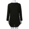 Women's Fashion Blouse Plus Size Solid Long Slim T-Shirt  Long Sleeve Top
