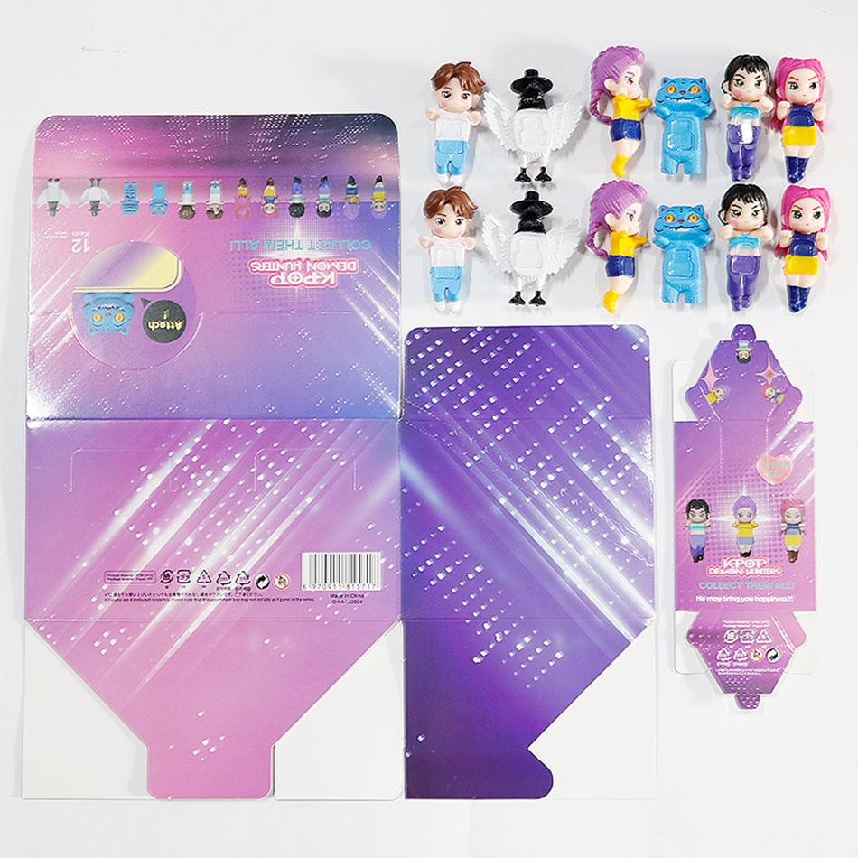 A   Selling K Pop Demon Hunters Blind Box Series Anime Figures Ornaments Dolls Fans Children Gift Random Blind Box
