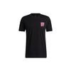 T Shirts Men's Black Crew Neck Moderate Straight Fit HB5486
