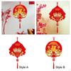 Chinese Year Hanging Decoration Charm Tassel Ornament Lunar Pendant Fu Character