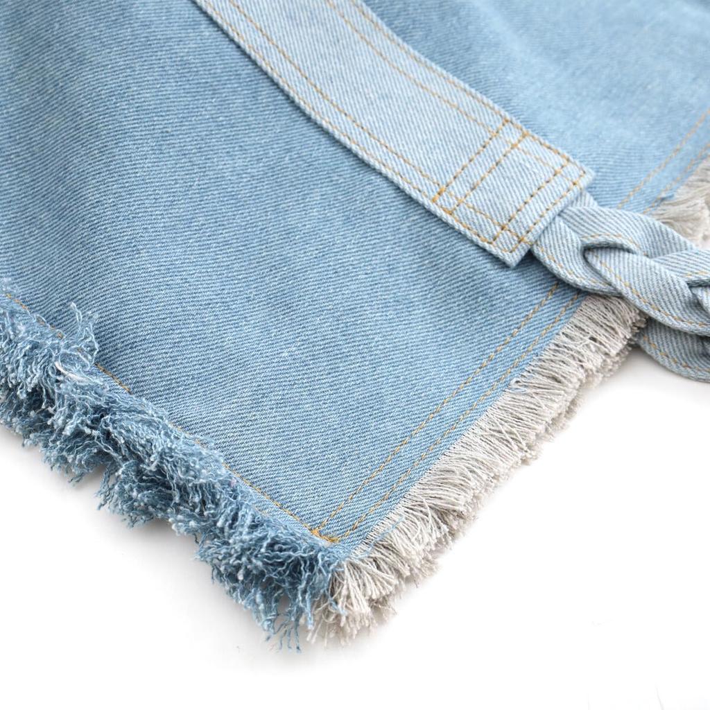 Nananoel Molly Unevenly Dyed Denim Big Tote Bag 2513311010 Denim (090)
