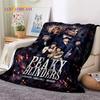 Coperta morbida in flanella 3D P-Peaky Blinders Tommy Shelby per Letti Camera da letto Divano Picnic, Coperta da lancio per Coprire Esterni Tempo libero Regalo