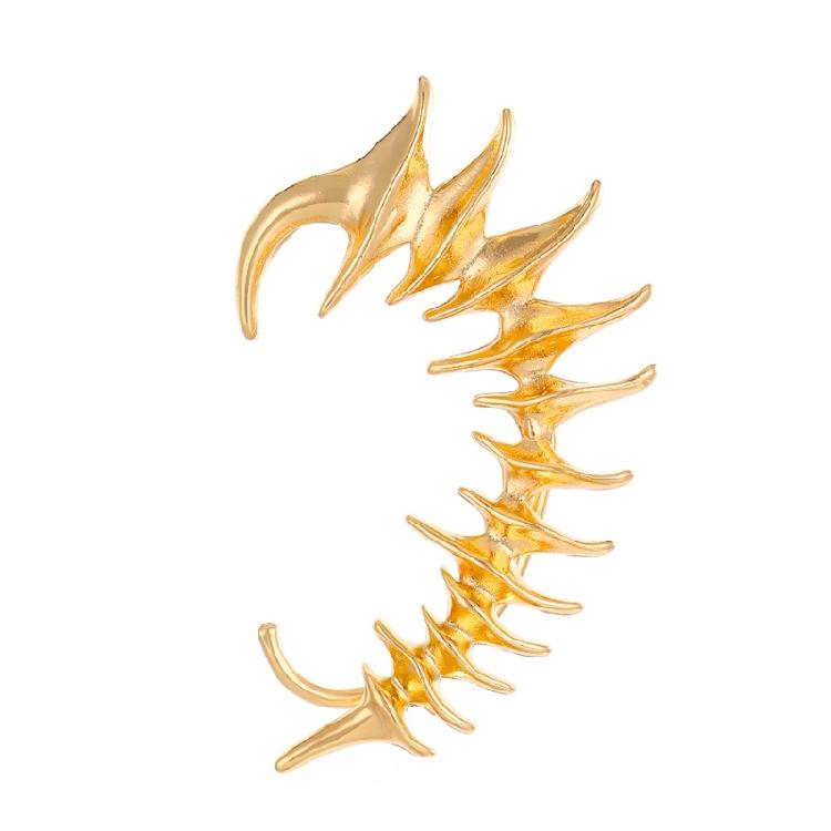 Edgy Skeleton Ear Wrap Metal Halloween Ear Clip Unisex Ear Rings Jewelry Gift 1