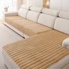 Plush Plaid Sofa Cushion Non-slip Four Seasons Universal Living Room Sofa Cover Simple Modern Thickened Velvet Cushion Towel