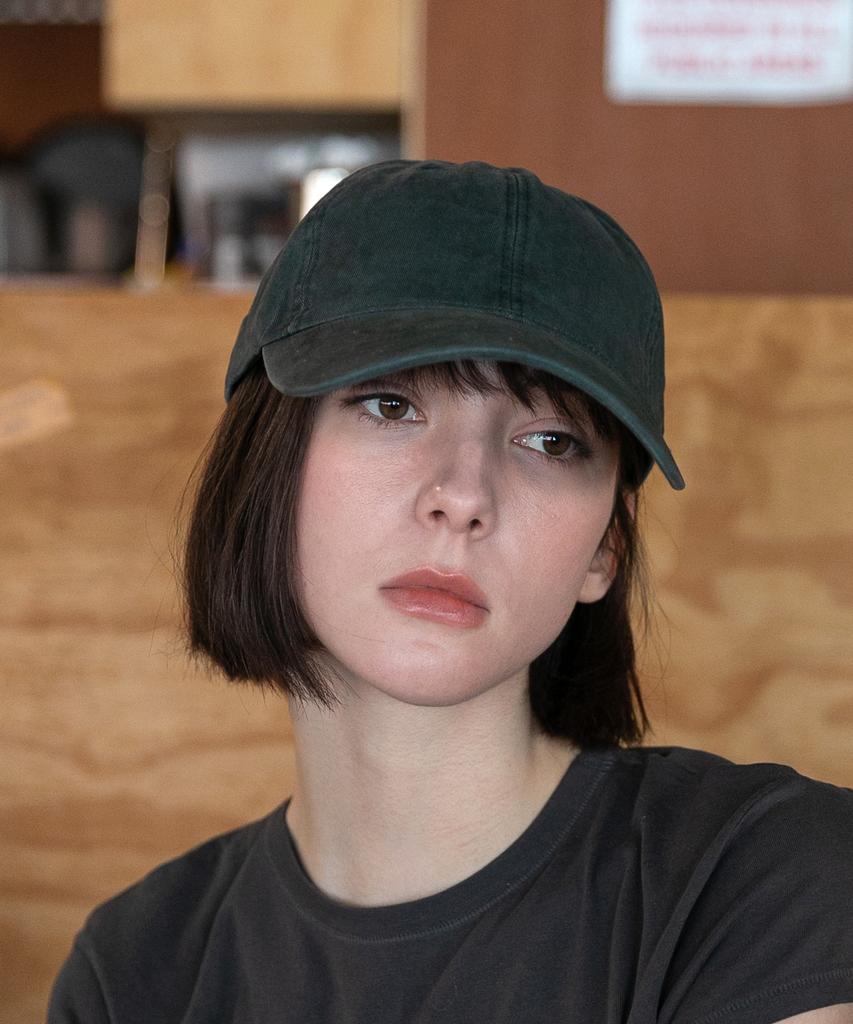 Chaebteo Standard Cation Ball Cap-Dark Green