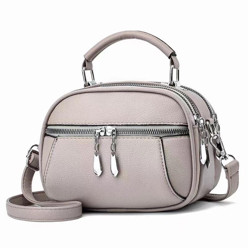 New Handbag Mini Small Round Bag Fashionable Shoulder Bag Simple Messenger Bag