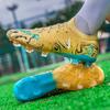 33-46 Men's High Top Elastic Sock Mouth Football Boots Outdoor Long Spikes Sports Football Boots Large Size Youth Sports Kid's Football Boots