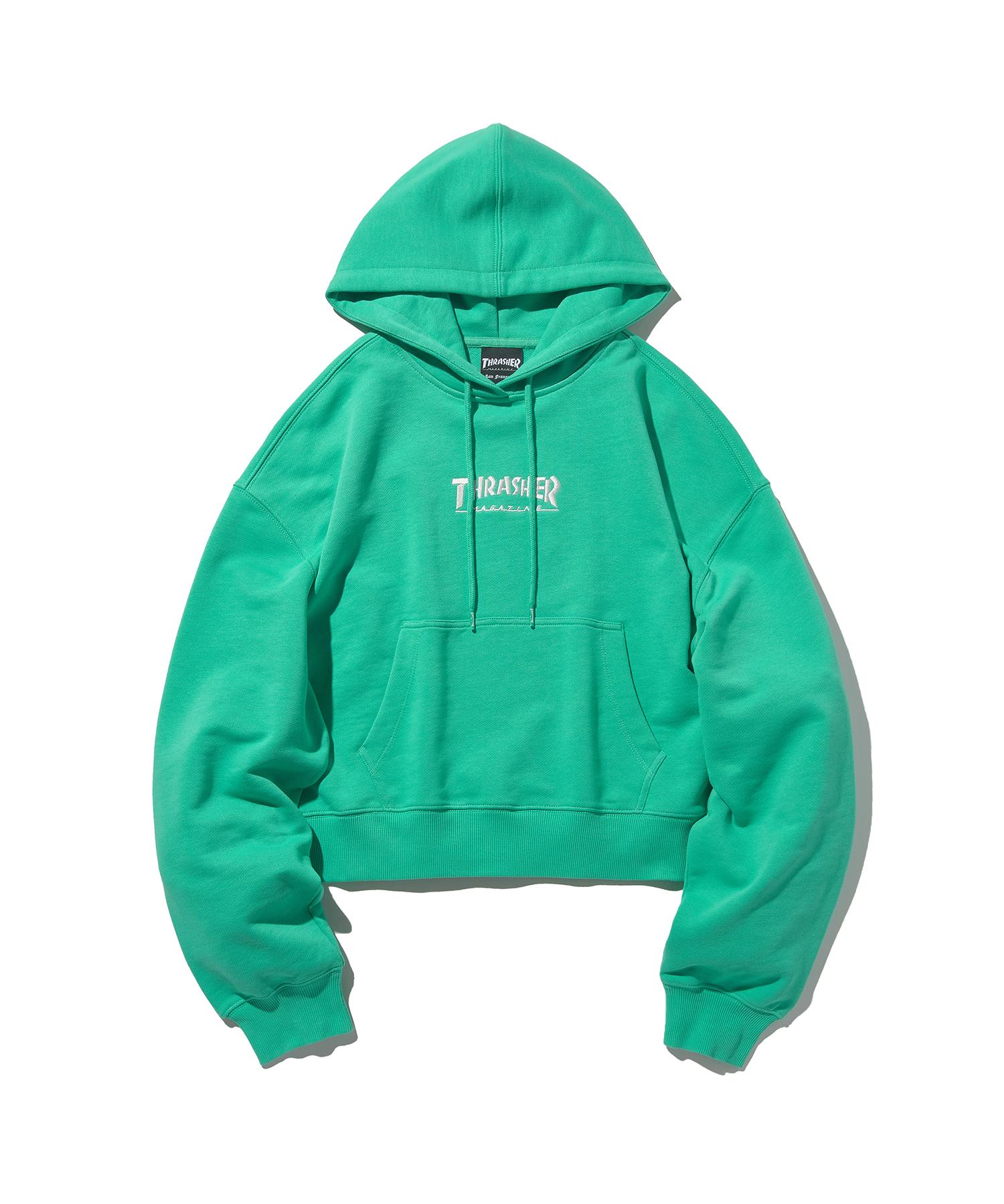 Treasure Women S Magazine Crop Hoodie Mint F