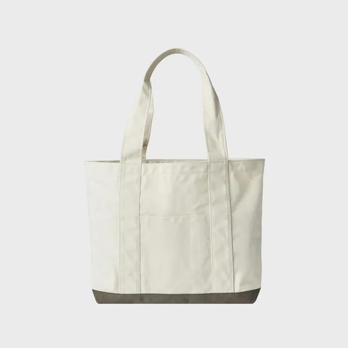 PEACH CANVAS BAG (Natural) Peach Canvas Bag