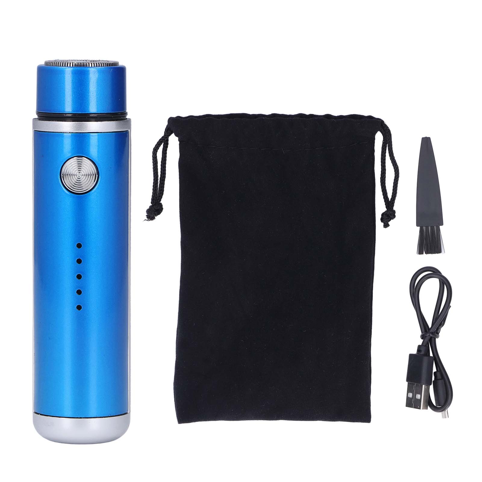 

Портативная электробритва Мини-электробритва USB перезаряжаемая бритвенная машина для мужчин и женщин синий