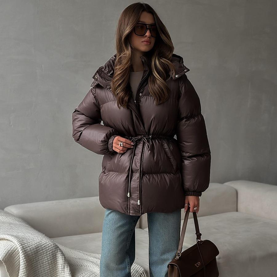 Winter Hooded Zipper Comfortable Warm Jacket