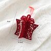 Christmas Reindeer Red Ornaments Holiday Tree Hanging Decor Home Displays Window