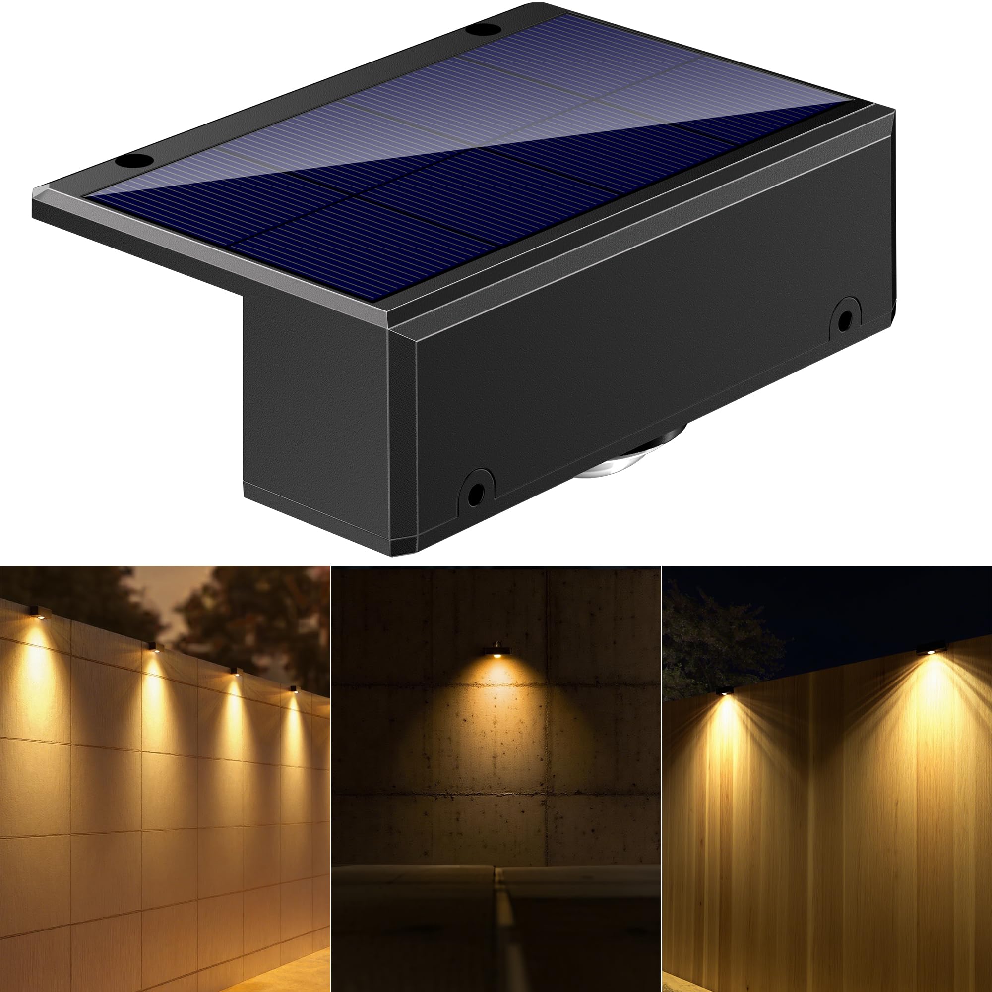 

NFESOLAR Solar Entryway Light, Outdoor Security LED Garden Light, Wide Beam Illumination, Waterproof IP65, for Entryways, Gardens, Parking Lots, Auto