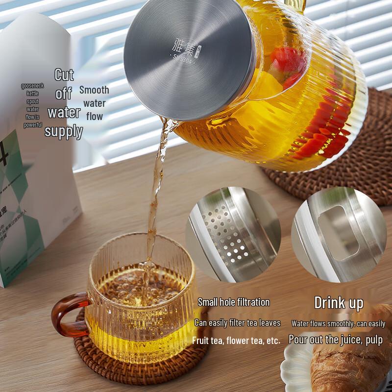 Yaji High-Temperature Resistant Glass Pitcher
