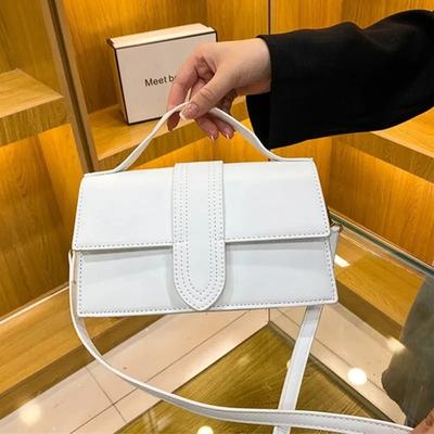 Petit sac bandoulière à rabat féminin en cuir sac messager croisé tendance luxueux une épaule