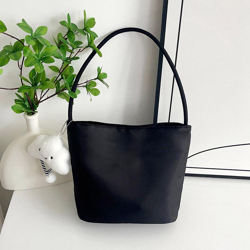 Women'S High Capacity Handbag Underarm Handbag Shoulder Bag Waterproof Embroidered Letters Underarm Bag Tote Bags