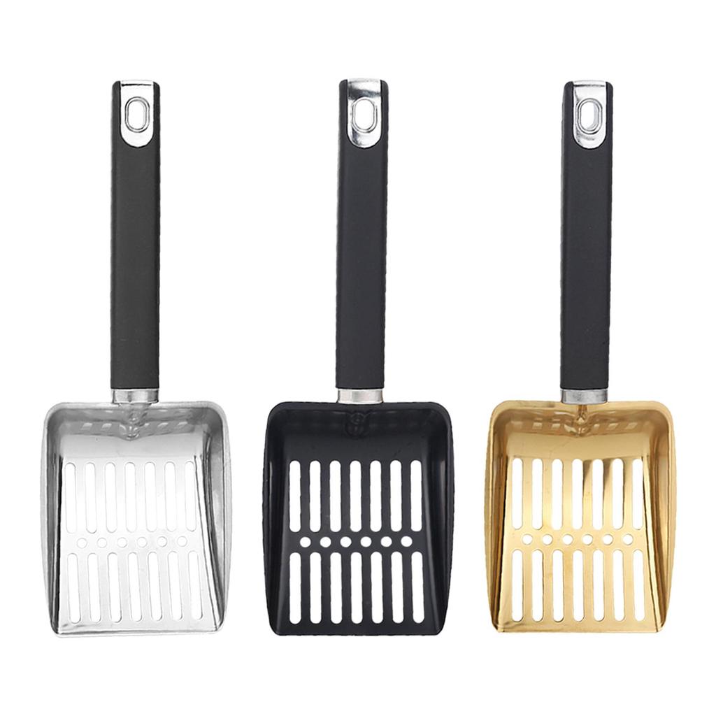 Metal Cleaning Scoop Sand Sifter Sand Scoop with Handle Metal Reptile Litter