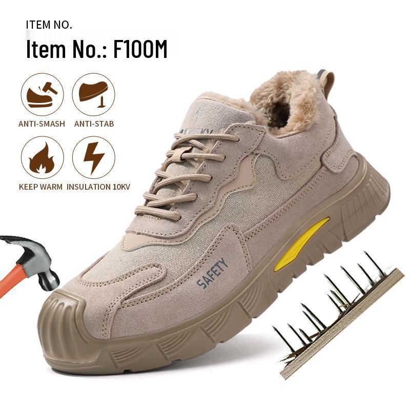 Men's 10KV Insulated Safety Shoes: Anti-Smash, Anti-Puncture, Wear-Resistant for Construction and Electricians