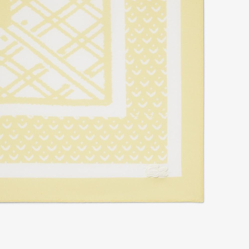 [lacoste] Women's Tennis Court Print Scarf RE1507-56G48M
