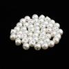100pcs White Faux Pearl Button Sew on Skrit Garment Hat Wedding Dress Decor