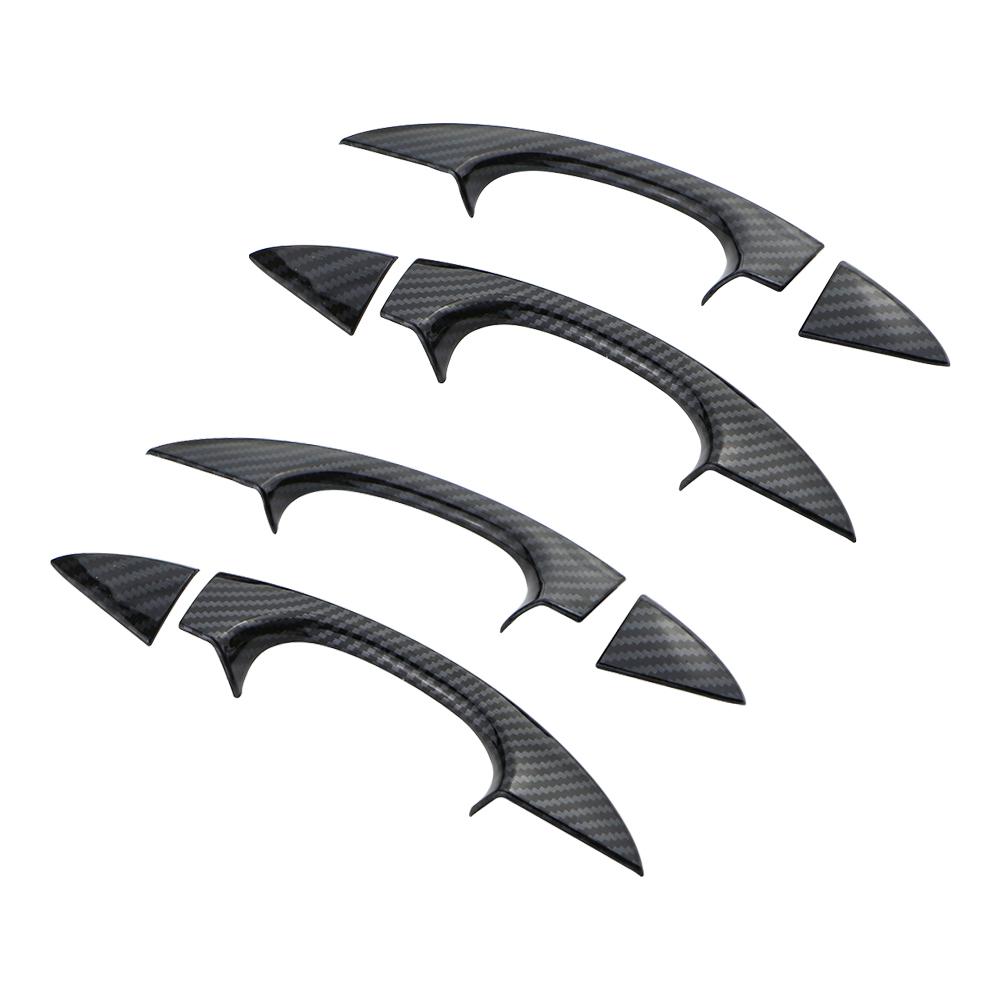 

Наклейка на наружную дверную ручку автомобиля для Volkswagen VW Troc T-roc 2018 2022 2023 чёрный