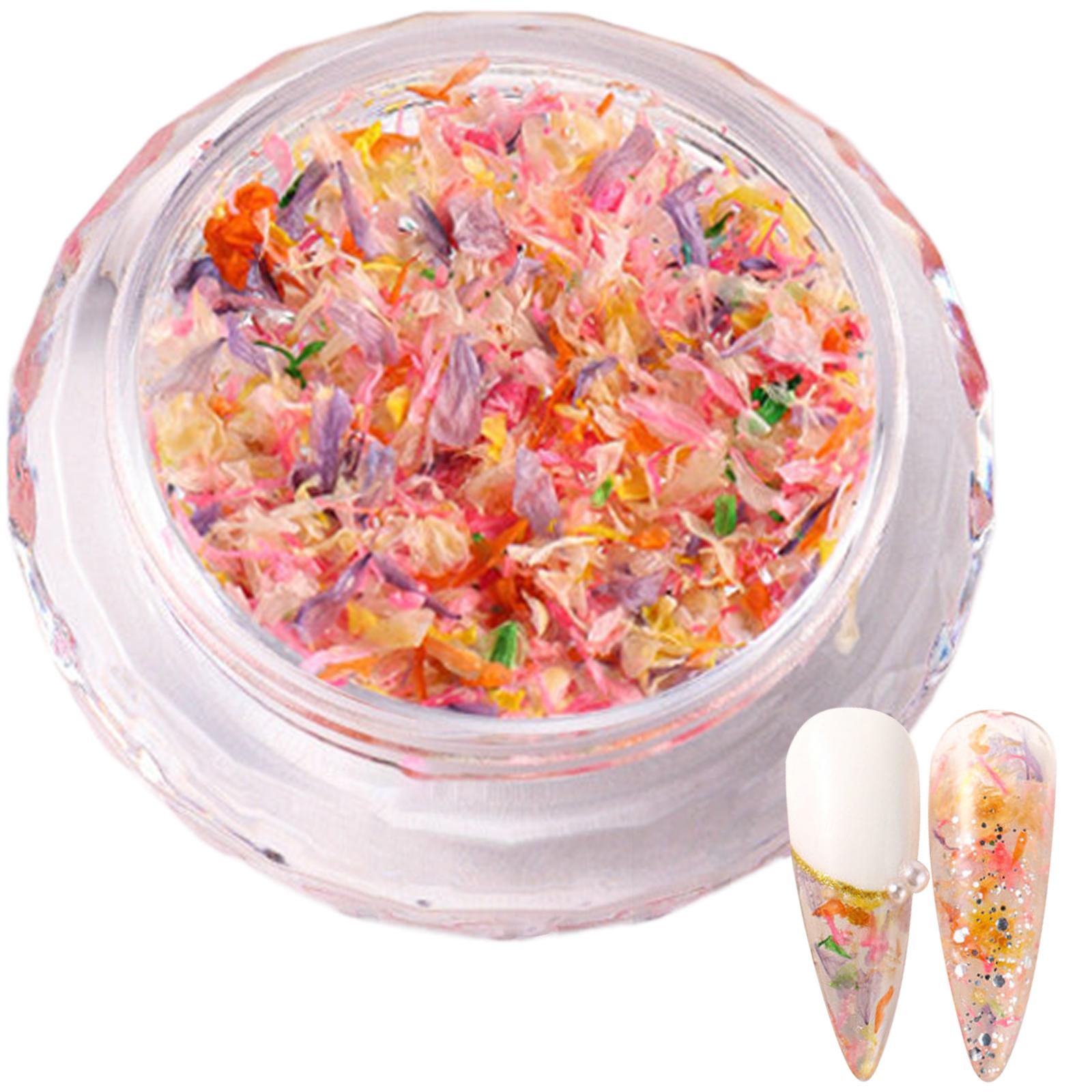 

1 коробка 3D сушеные цветы для ногтей подвески смешанный дизайн ногтей весенние принадлежности для творчества маникюр украшения ногтей своими руками 1