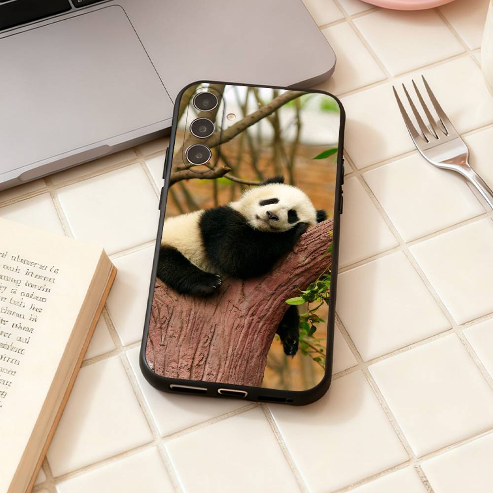 

fubao panda phone Case For Samsung Galaxy A73,A72,A71,A70,A53,A52,A51,Others Soft Black Shell Samsung a42 5g