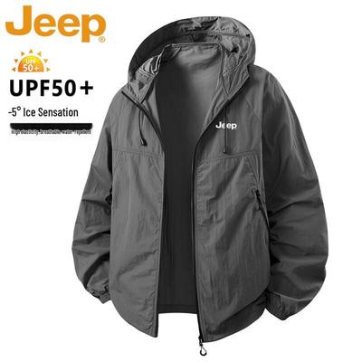 Men's Summer Lightweight UPF 50+ Sun Protection Jacket