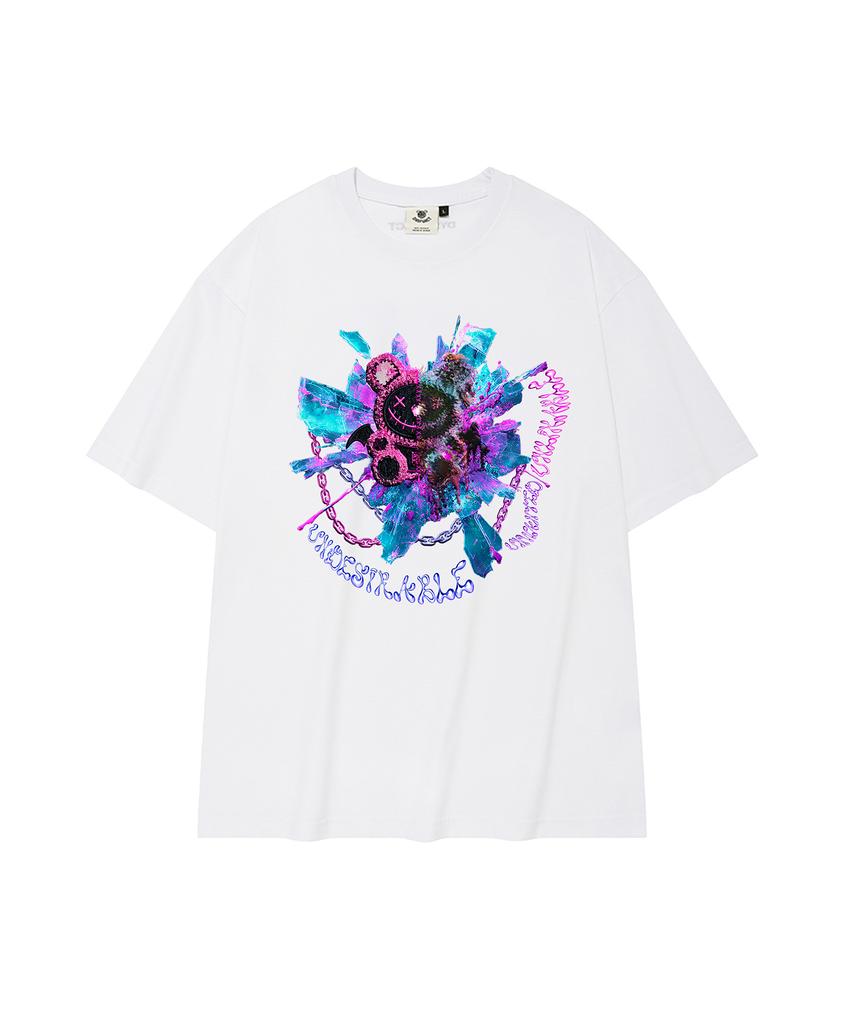 DYSFUNCT Unwanted Bears T-Shirt(White)