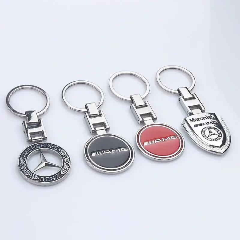 Neu Für Mercedes Benz Metall Anhänger Autoschlüsselanhänger Schlüsselanhänger Halter für Mercedes Benz AMG W108 A E C G M R S D Klasse W212