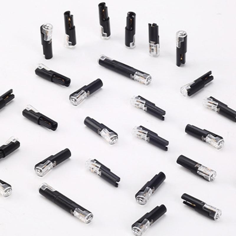 Pluggable LED Wire Connector Single Wire Plug-in Connector with Locking Buckle 1 Ways Wire Connector Easy to Use