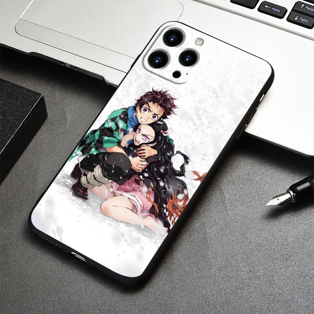 Offizieller Fall für iPhone 14 X 12 7 XS 13 Pro Max 8 Plus XR 11 5 6S SE2022 SE2 6 Mini SE Dämon Slayer Kimetsu No Yaiba