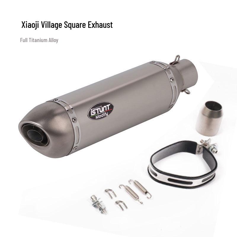 Compatible with four-corner R77 exhausts for CFMoto 450, 350ADV, VJ660, Z900, Sai800, and Sai421 motorcycles.