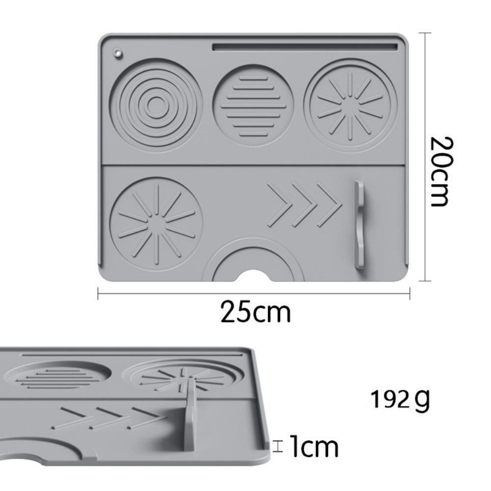 Coffee Tamper Cushion Tool Silicone Pad Espresso Maker Bar Coffeeware Accessories Supplies Tamp Station Mat for Home and Cafe